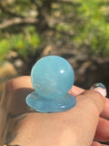 HQ sphere + Donut (1) Aqaumarine