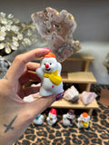 Kerst poppetjes van witte jade