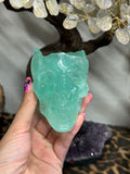 Fluorite skull