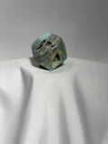 The Icosahedron – Caribbean Calcite | Rainbow Moonstone | Apatite | Blue Opal