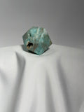 The Icosahedron – Caribbean Calcite | Rainbow Moonstone | Apatite | Blue Opal