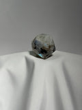 The Icosahedron – Caribbean Calcite | Rainbow Moonstone | Apatite | Blue Opal