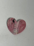3D Rhodonite Hearts