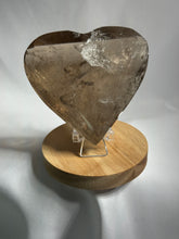 Faceted Smoky Quartz hearts