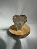 Faceted Smoky Quartz hearts