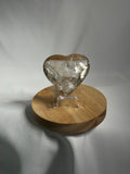 Faceted Smoky Quartz hearts