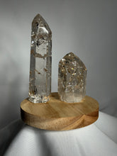 High-quality crackle Smoky Quartz towers
