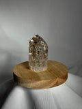 High-quality crackle Smoky Quartz towers