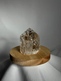 High-quality crackle Smoky Quartz towers