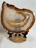 Agate slabs
