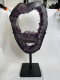 Amethyst Portal with Calcite Point – One of a Kind
