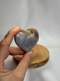 Blue moonstone hearts