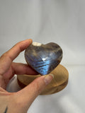 Blue moonstone hearts