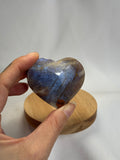 Blue moonstone hearts