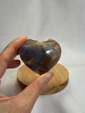 Blue moonstone hearts