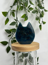 Cat head - Blue apatite