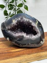 Amethyst with Agate Freeform