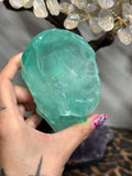 Fluorite skull