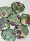 Ruby Fuchsite Hearts